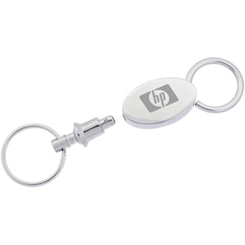 The Elliptical Pull Apart Key Chain