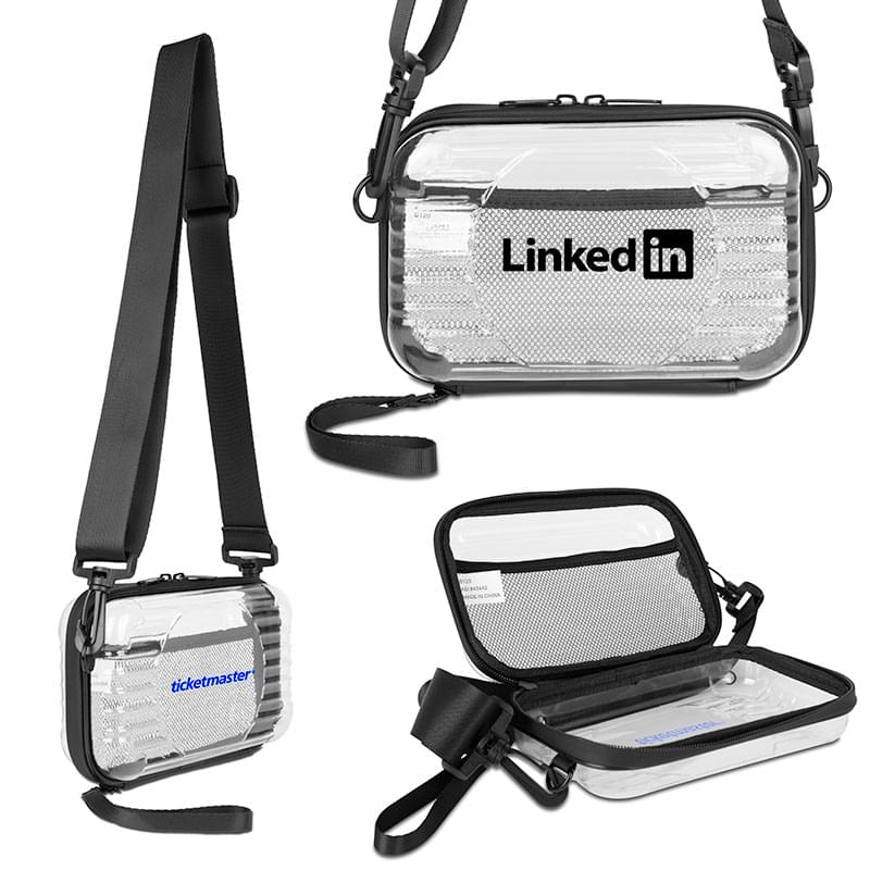 Hard Case Sling Pouch with Waterproof Zipper 