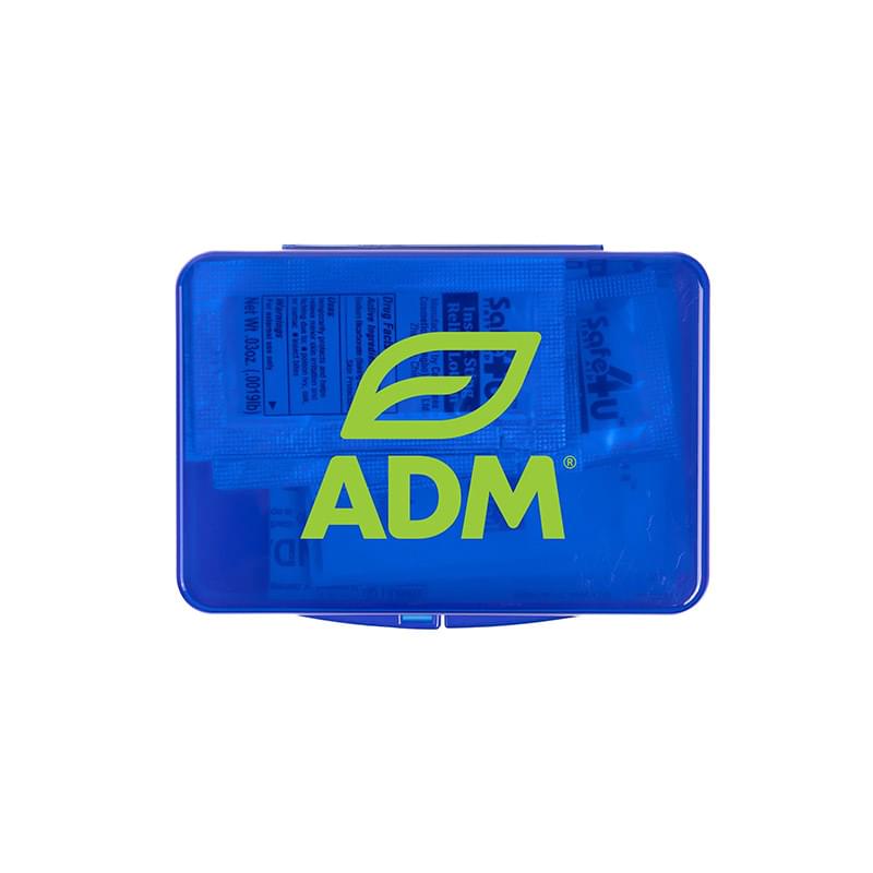 12pcs Compact Hard Case First Aid Kit