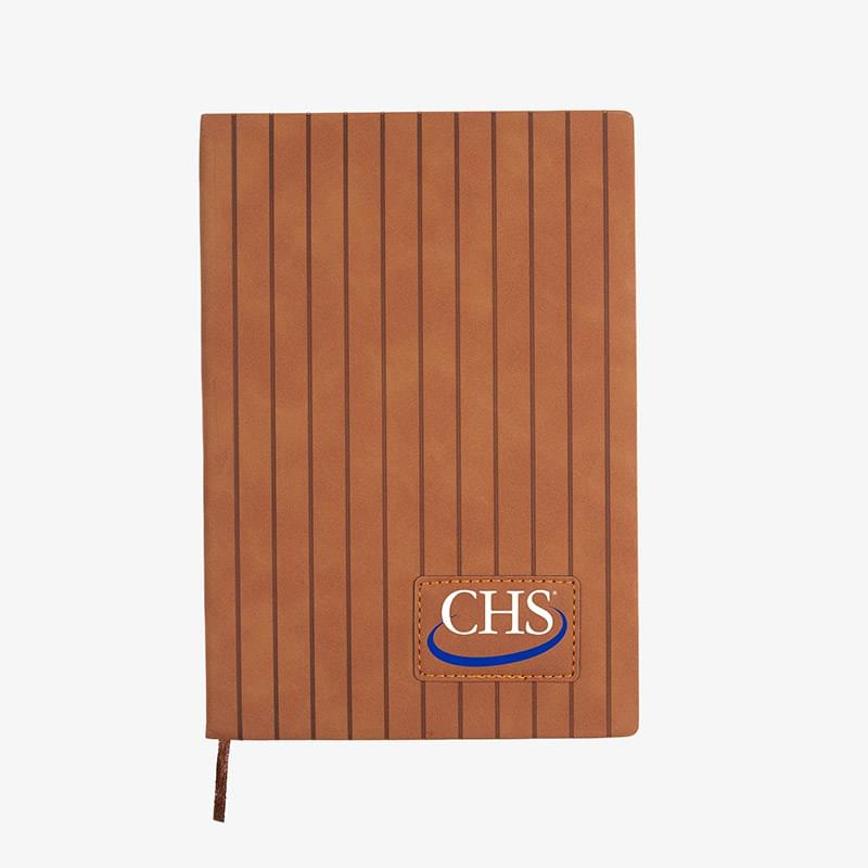 PrimeMark A5 Stripe-Embossed Journal