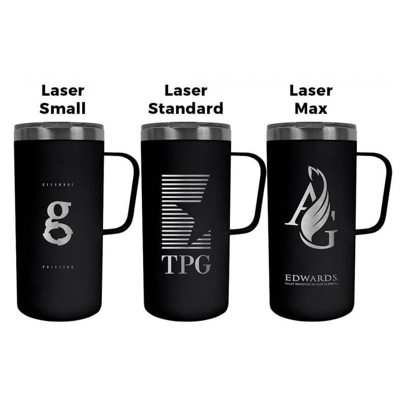 Promotional Laser Engraved Embark Vacuum Insulated Tall Mug With