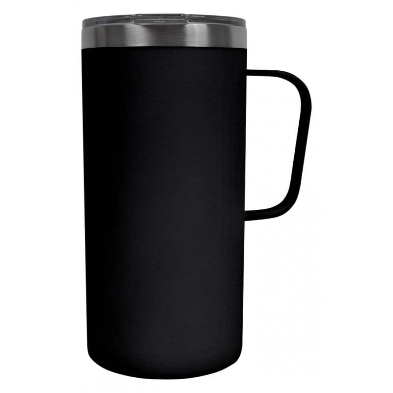 Embark Tall Mug With Spill-Proof Clear Sip-Lid 20 oz. - Black