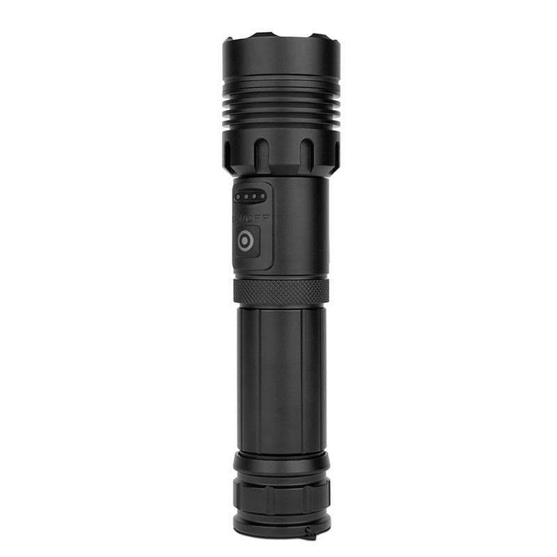 1200LM Metal Flashlight with 2000mAh Rechargeable Battery