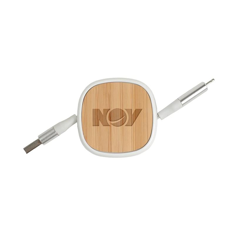 BambooRetract 4-in-1 Charging Cable