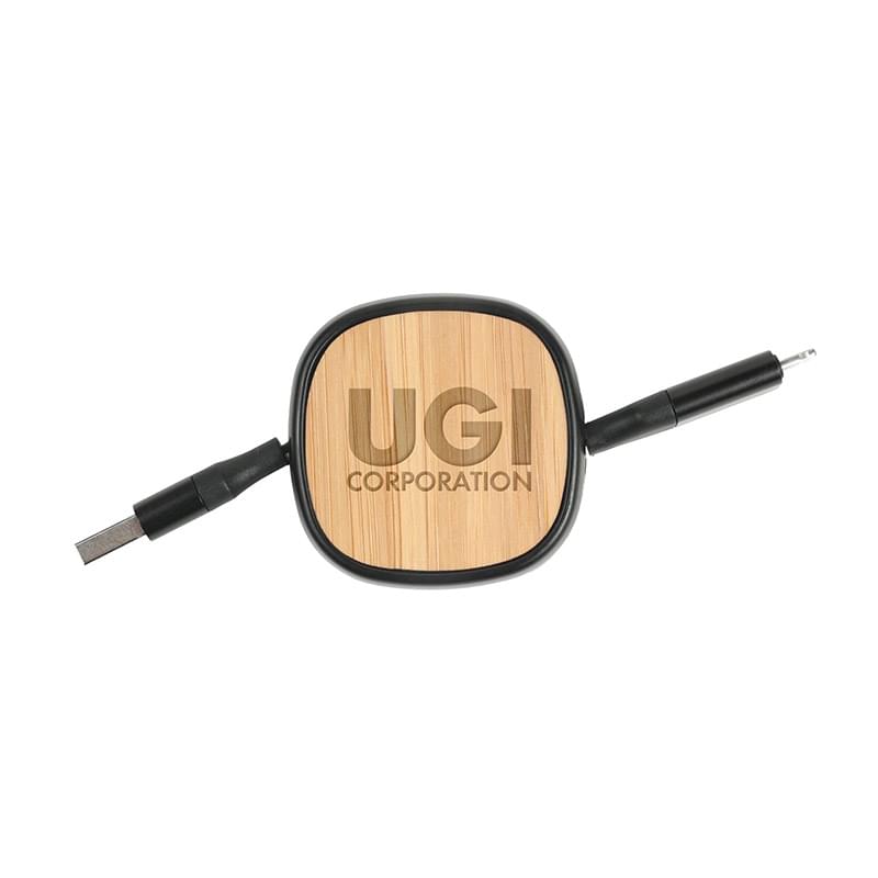 BambooRetract 4-in-1 Charging Cable