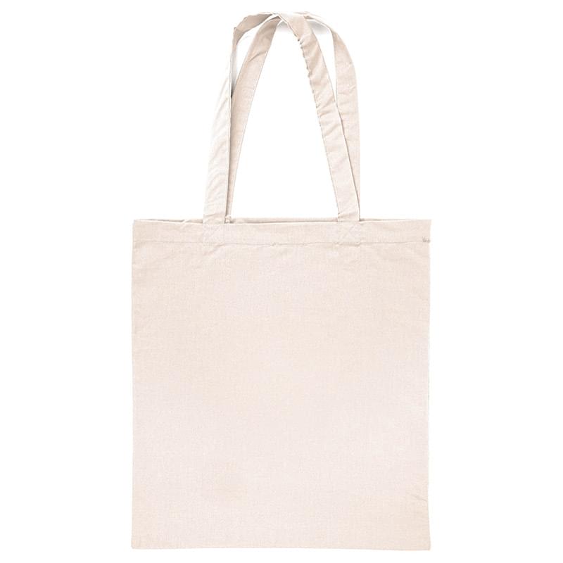 15”x16” Calico Cotton Tote Bag – 140GSM - Natural