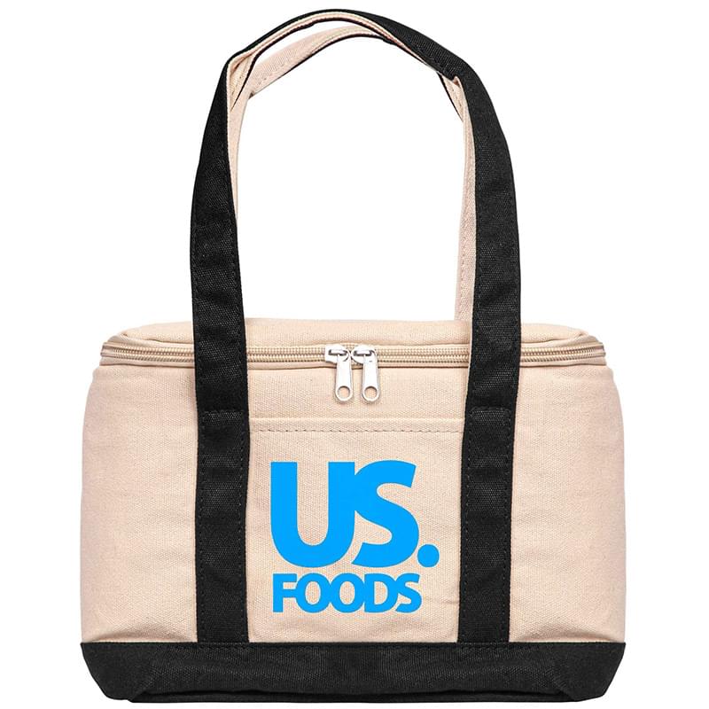 Insulated Cotton Lunch Tote