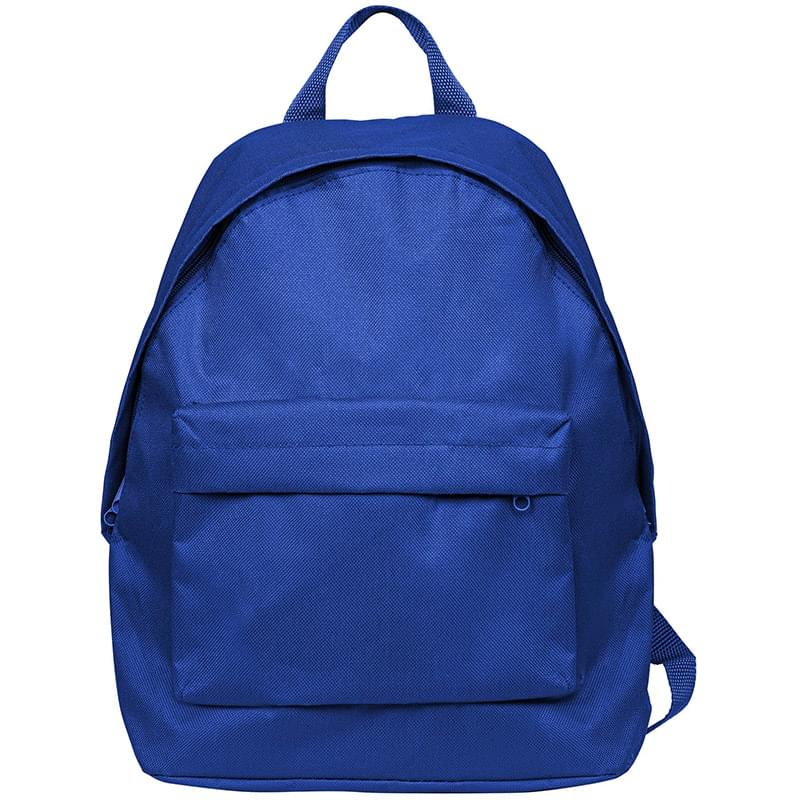Standard 210D Backpack w/ Cushion Interior and Strap - Blue