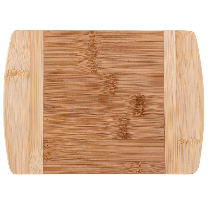 The Wellington 8-Inch Two-Tone Bamboo Cutting Board - Natural Bamboo