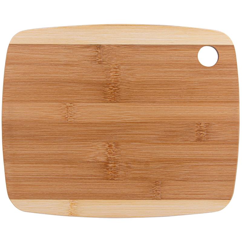 The Gosford 11-Inch Two-Tone Bamboo Cutting Board - Natural Bamboo