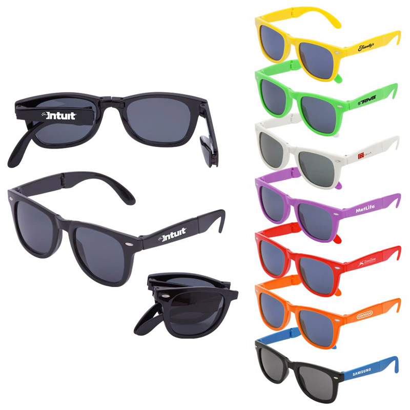 Collapsible Frame Retro Sunglasses