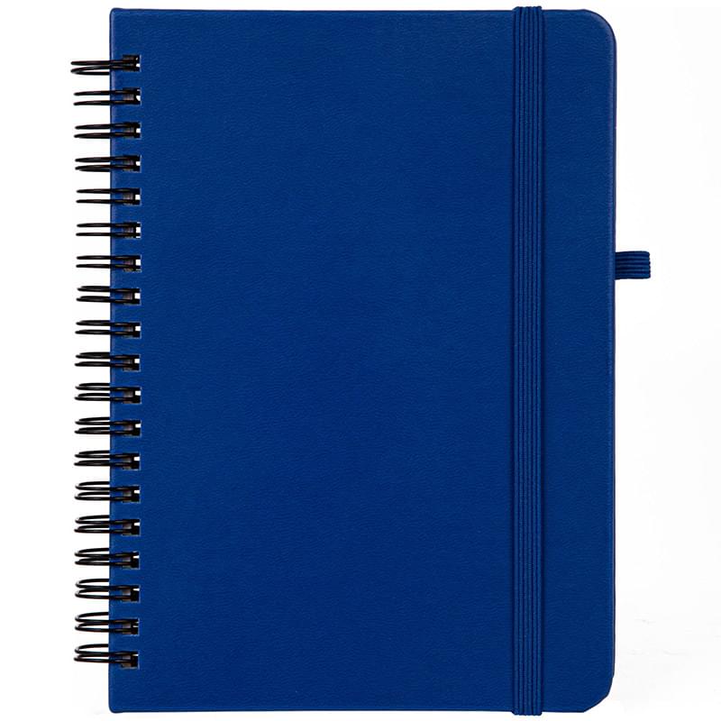 5x7 Premium UltraHyde Leather Journal with Pen Holder - Blue