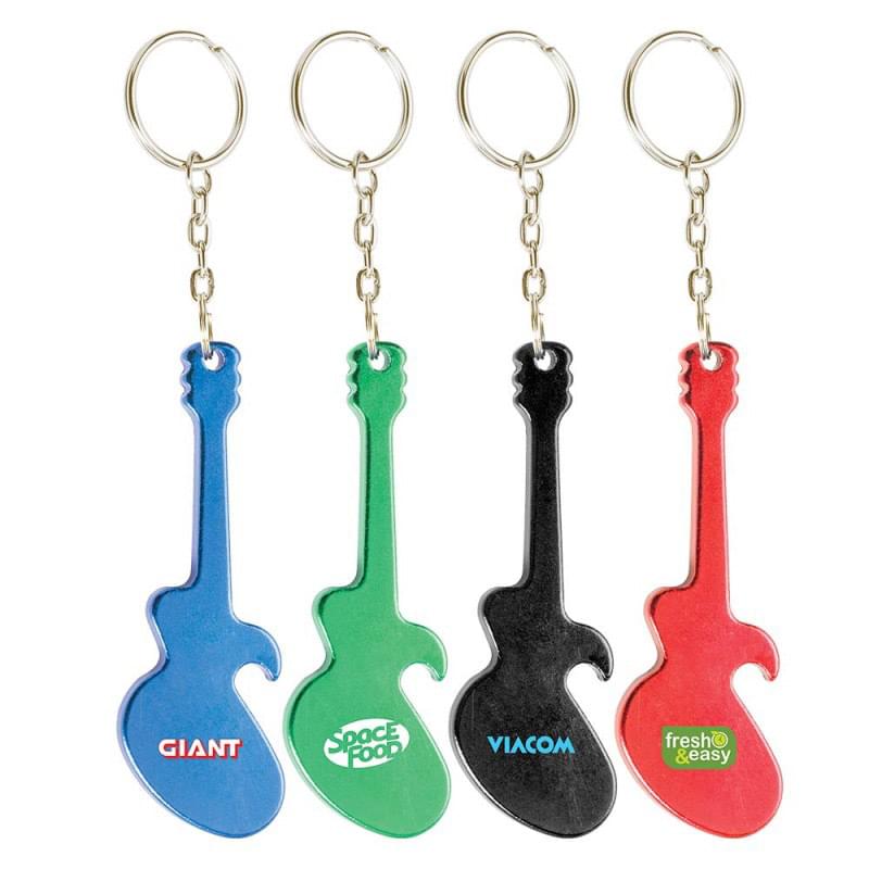 Guitar Bottle Opener Key Chain