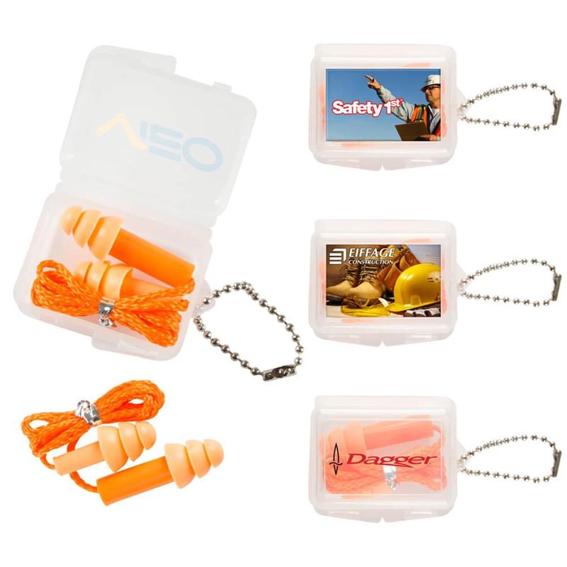 Silicone Ear plugs with String
