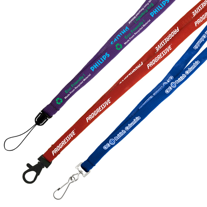 3/8” Recycled Euro Soft Lanyard