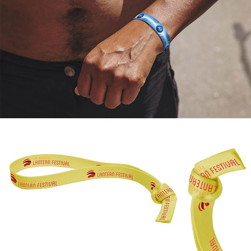 1/2" Sublimated Wrist Lanyard With Knot