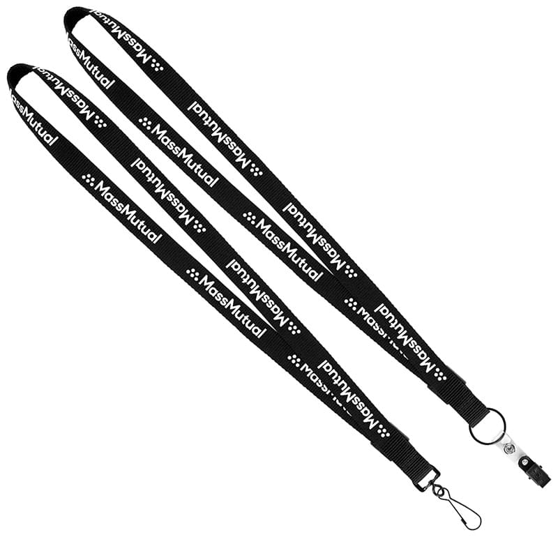 3/4" Original Fast Track Lanyard with Black Attachment