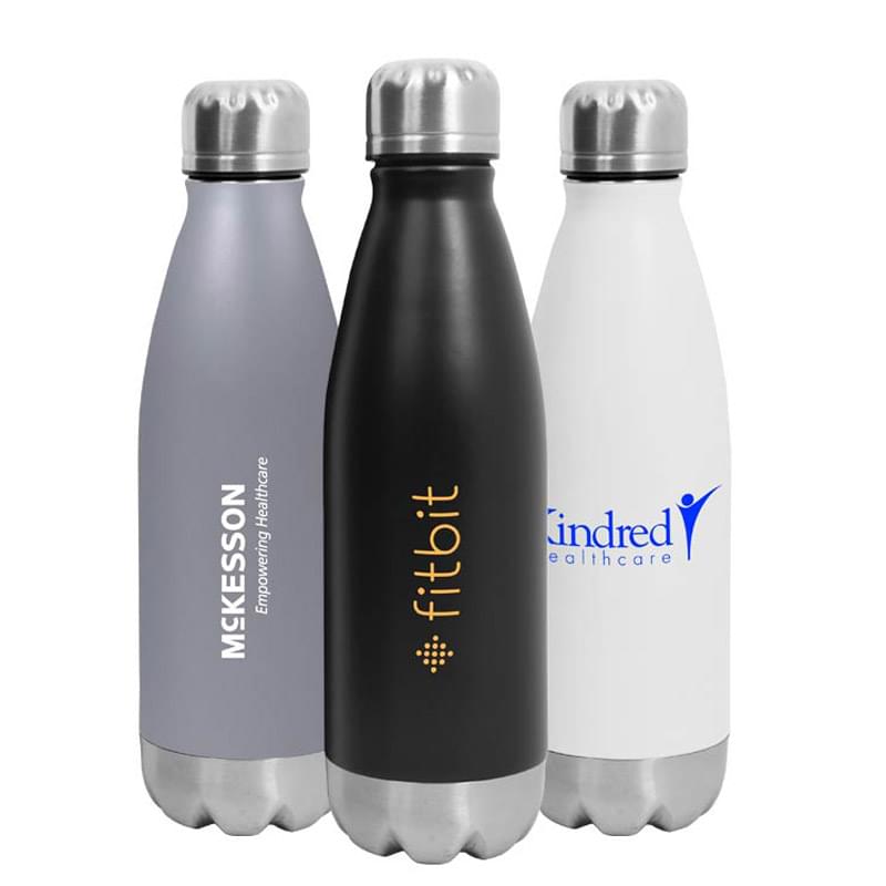 Hydro-Soul Insulated Stainless Steel Water Bottle  - 16oz