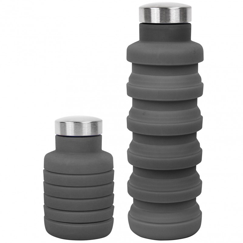 17 oz Collapsible Silicone Water Bottle