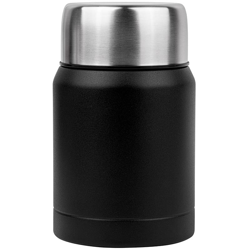 Vacuum-Insulated Stainless Steel Thermos - Black