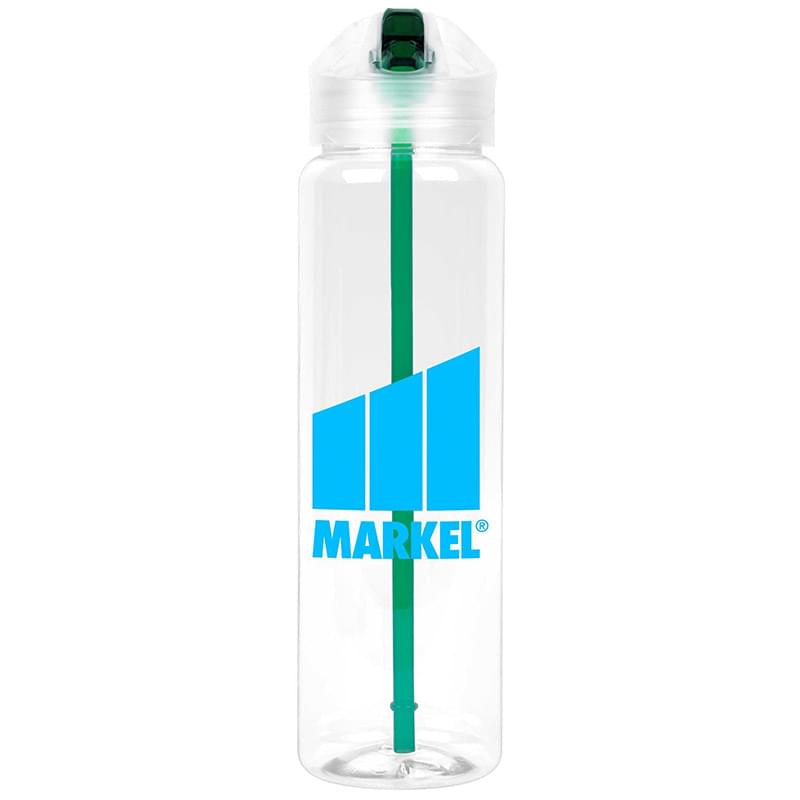 Recyclable Sports Bottle with Flip-Up Lid - 32oz.