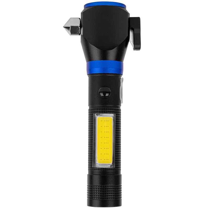 CROSSOVER-200 Tactical Multi-Functional Flashlight with COB Lamp USB Chargeable Focus - Blue