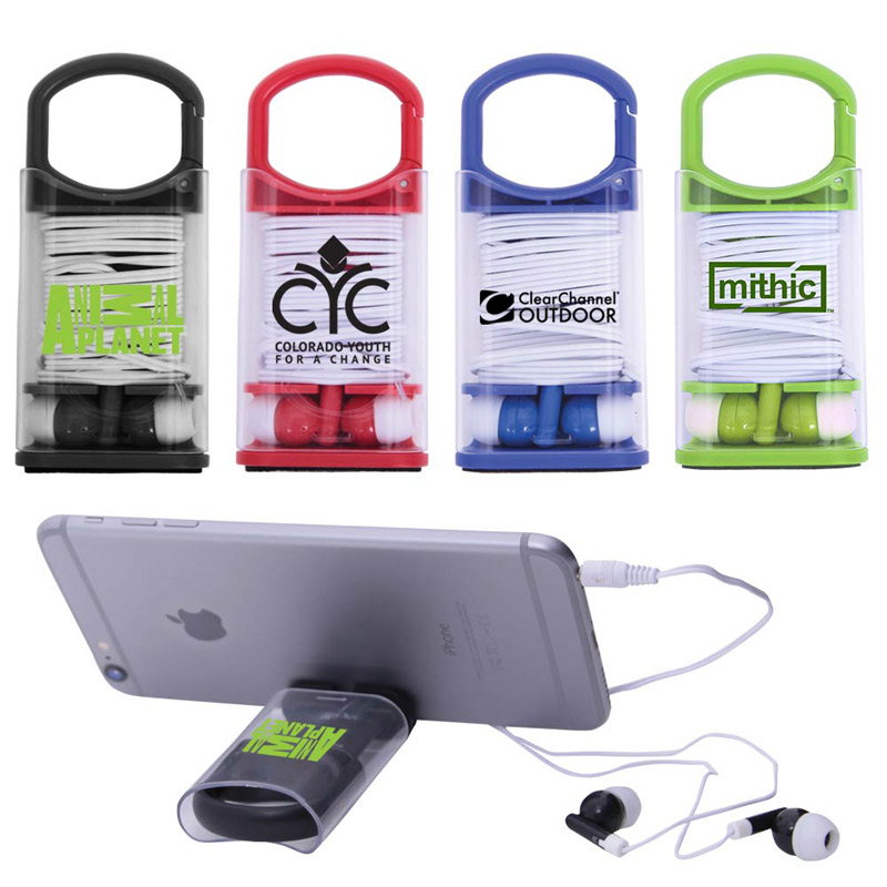 Earbud Keeper W/ Carabiner