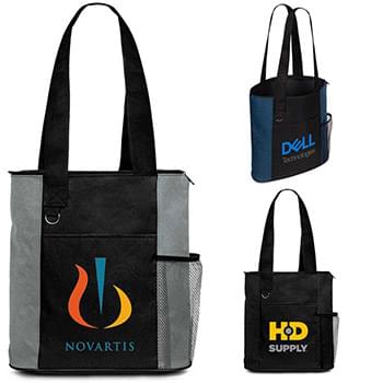 Axel RPET Tote with Bottle Holder
