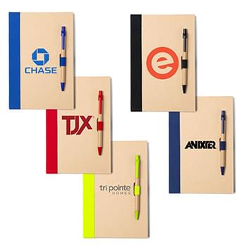 Binded Kraft Journal with Pen Closure