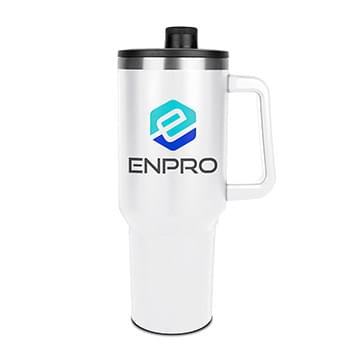 LAST CHANCE - Malden Double Wall Vacuum Seal Mug with Flexible Straw 40 oz.