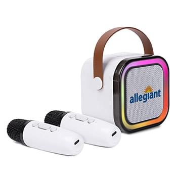 PartyWave DoubleMic Portable Karaoke System