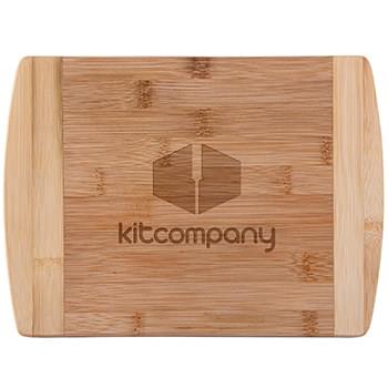 The Brisbane Two-Tone Deluxe Bamboo Cutting Board