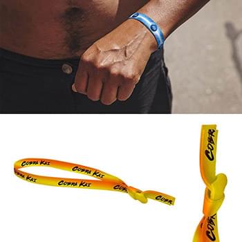 3/8" Sublimated Wrist Lanyard With Knot 