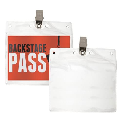 Blank Clear ID/Badge Holder 5wx5h