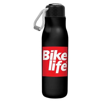 17 oz Tote Powder Coated Water Bottle With Copper Lining