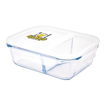 The Chelsea Glass Meal Prep Container 35oz. Heat Resistant Glass
