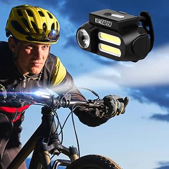 Rechargeable Multi-Function LED+COB Bike Light